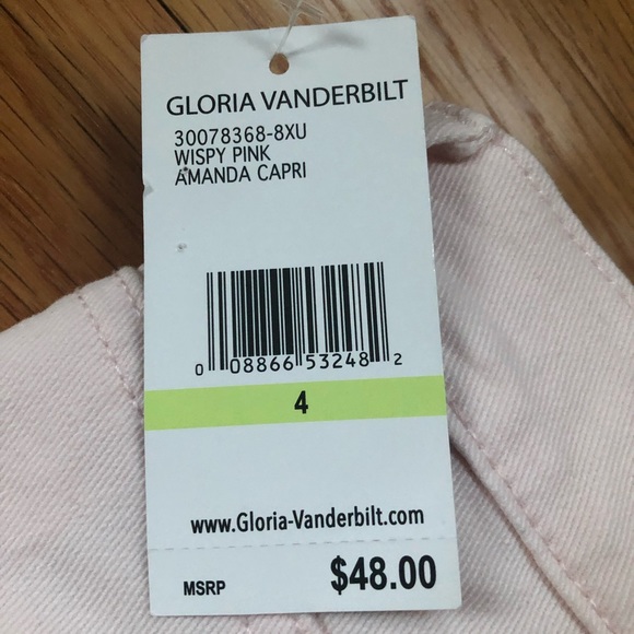🌸🌸 Gloria Vanderbilt Pale Pink Capris 🌸🌸 - Picture 12 of 15